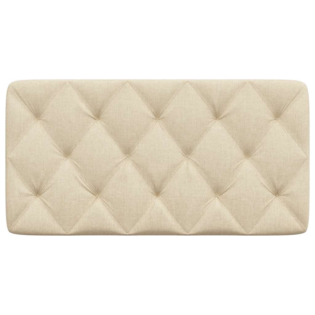 gavlpude 100 cm stof cremefarvet