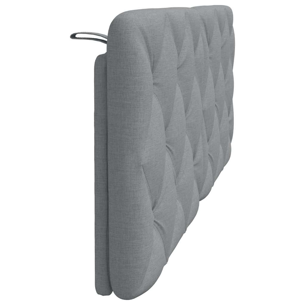 gavlpude 120 cm stof lysegrå