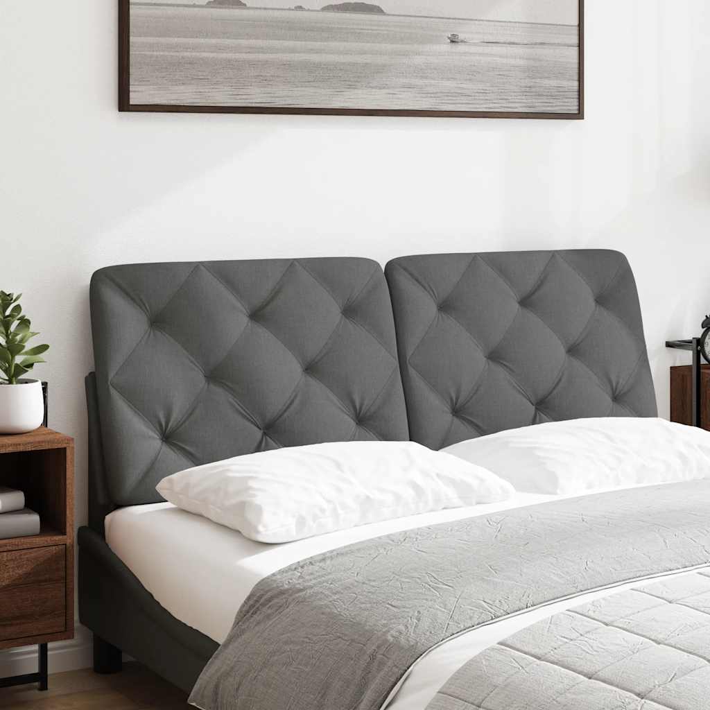 gavlpude 120 cm stof mørkegrå