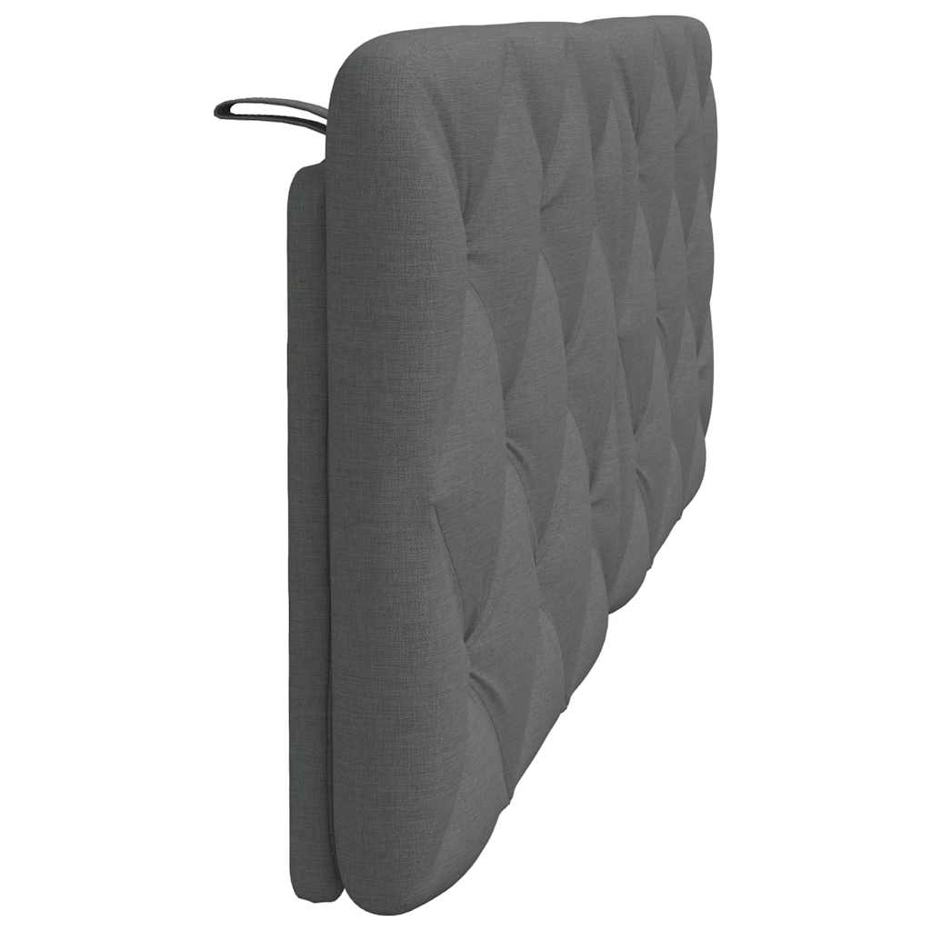 gavlpude 120 cm stof mørkegrå