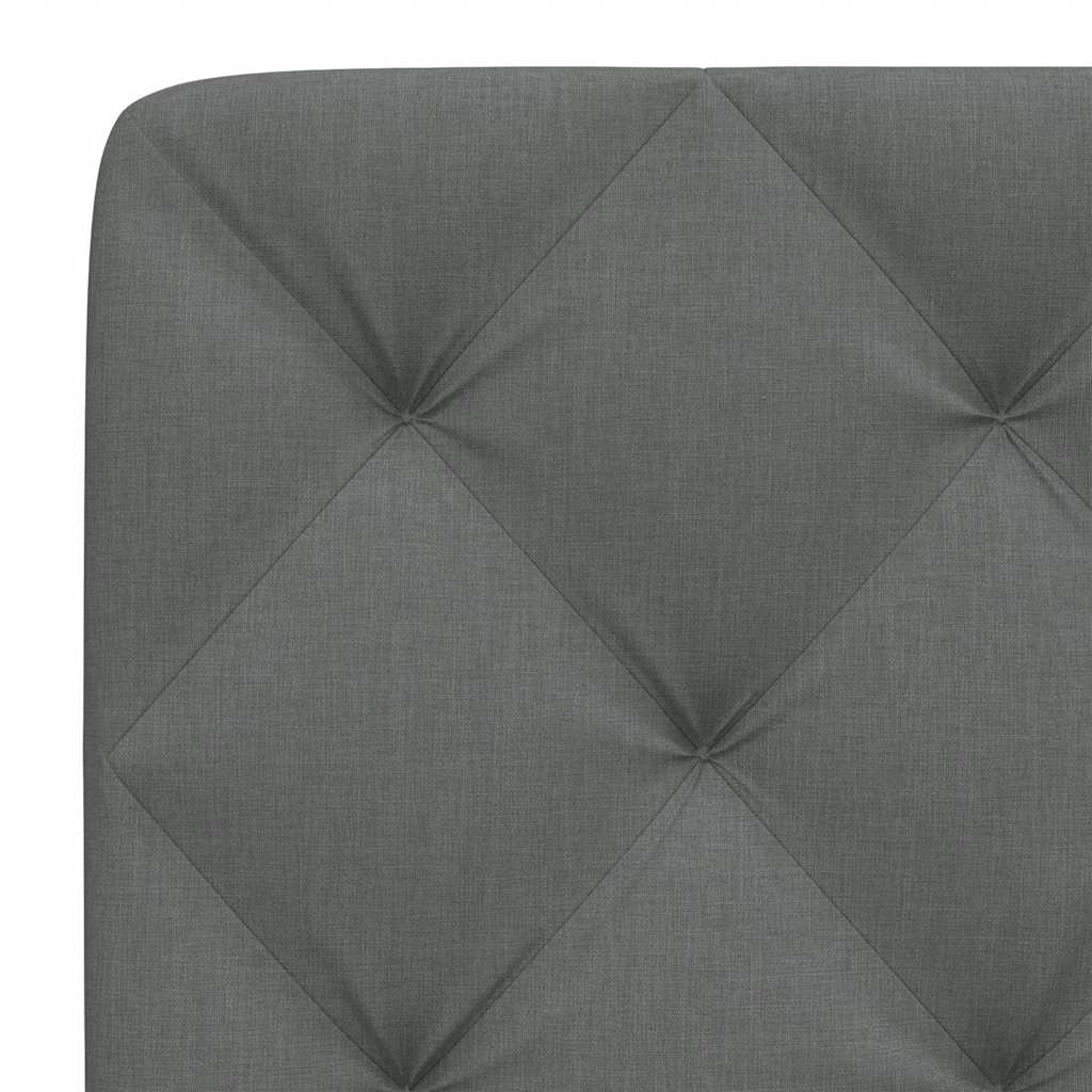 gavlpude 120 cm stof mørkegrå
