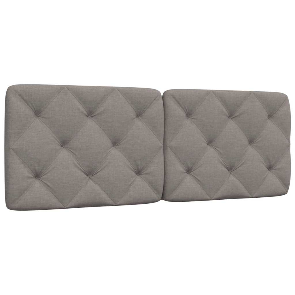 gavlpude 120 cm stof gråbrun