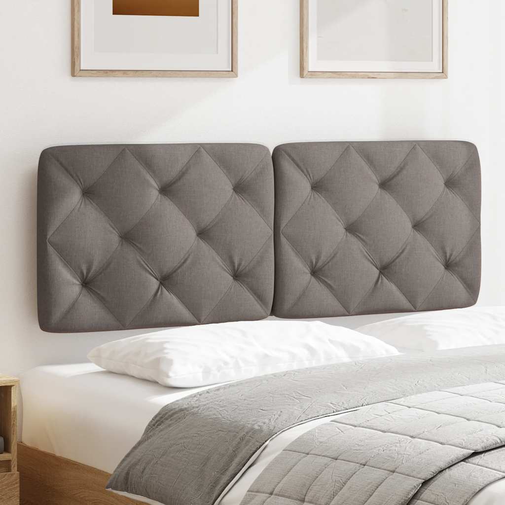 gavlpude 120 cm stof gråbrun