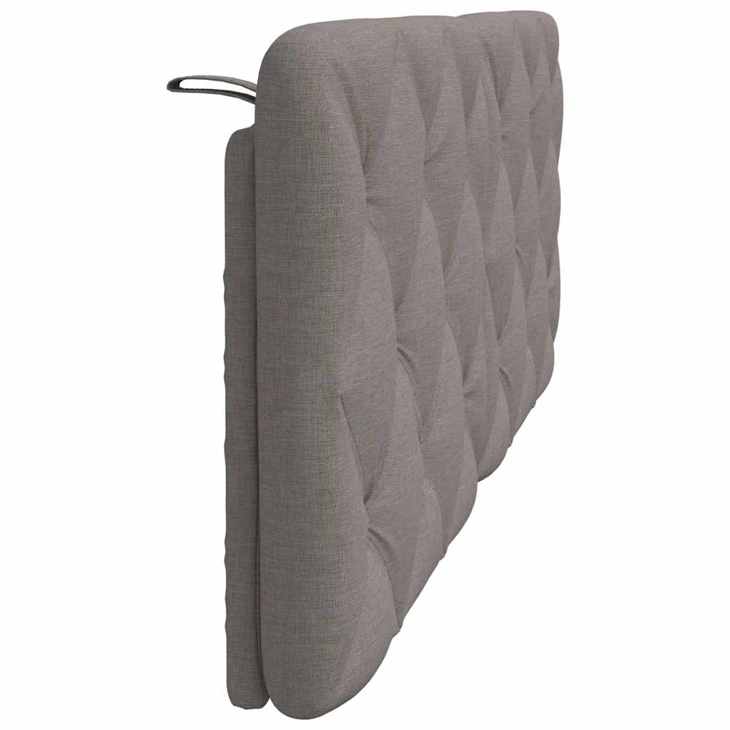 gavlpude 120 cm stof gråbrun