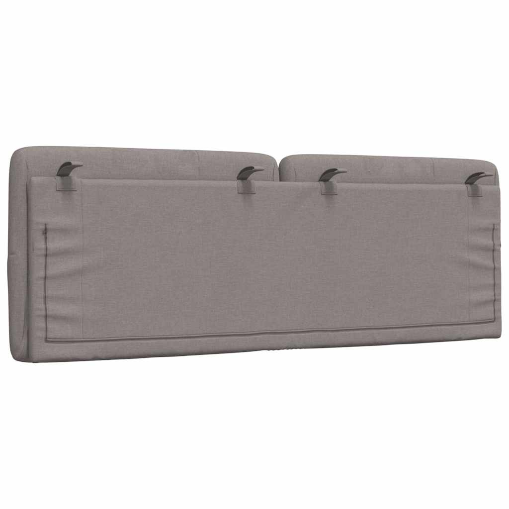gavlpude 120 cm stof gråbrun