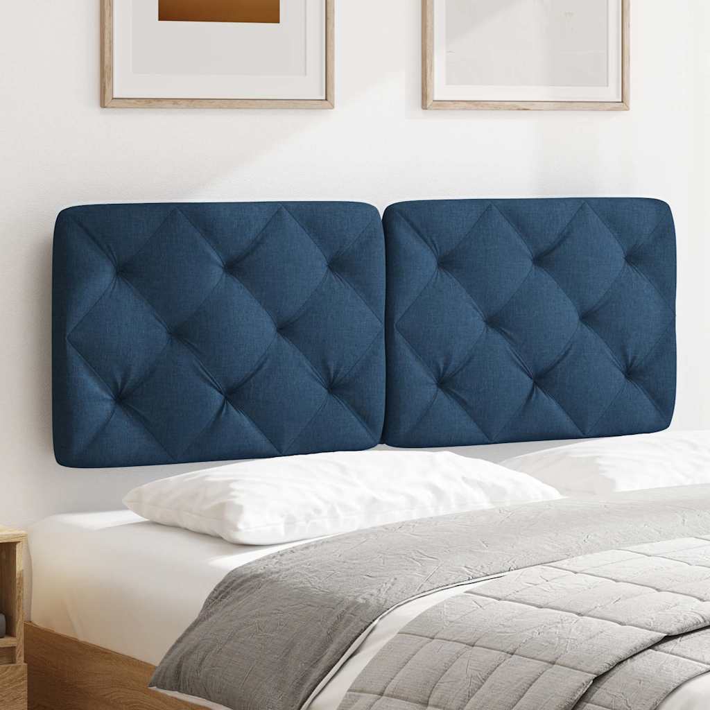 gavlpude 120 cm stof blå