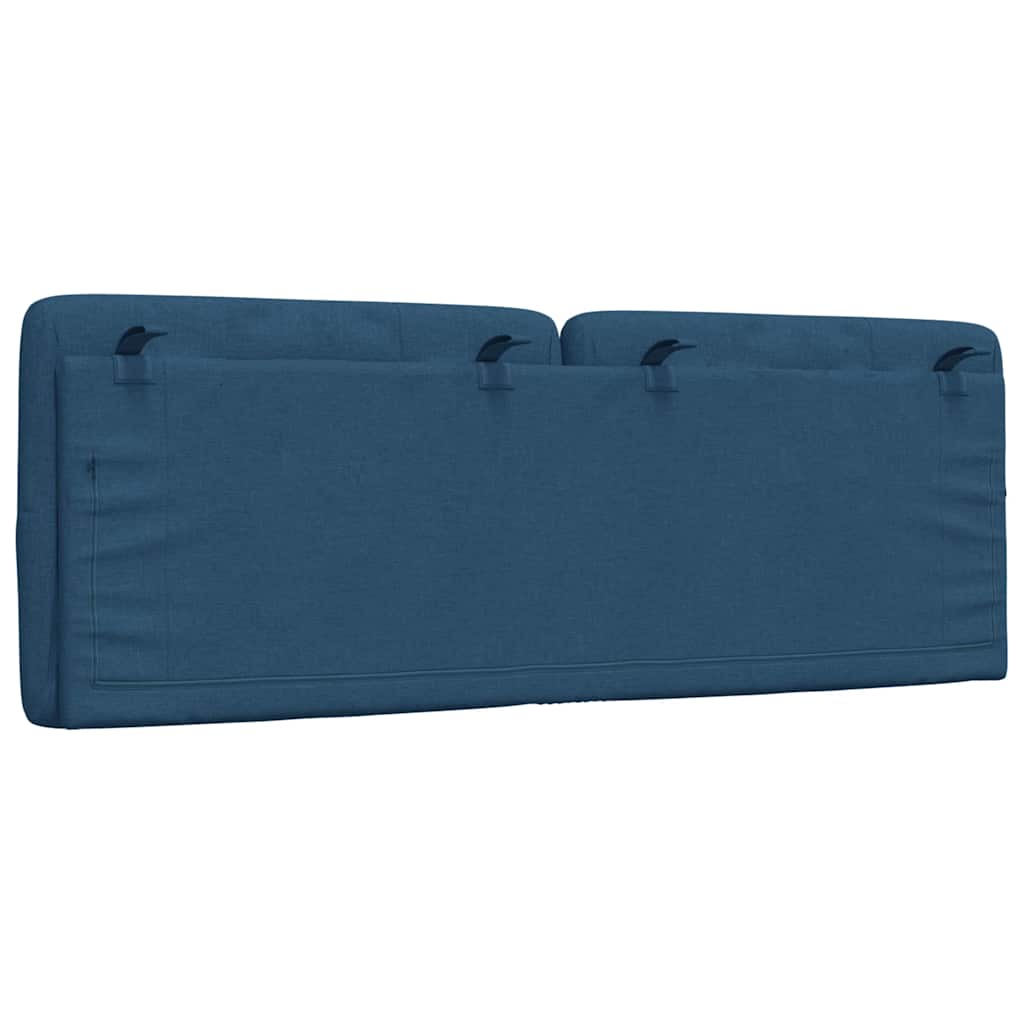 gavlpude 120 cm stof blå
