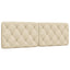 gavlpude 160 cm stof cremefarvet