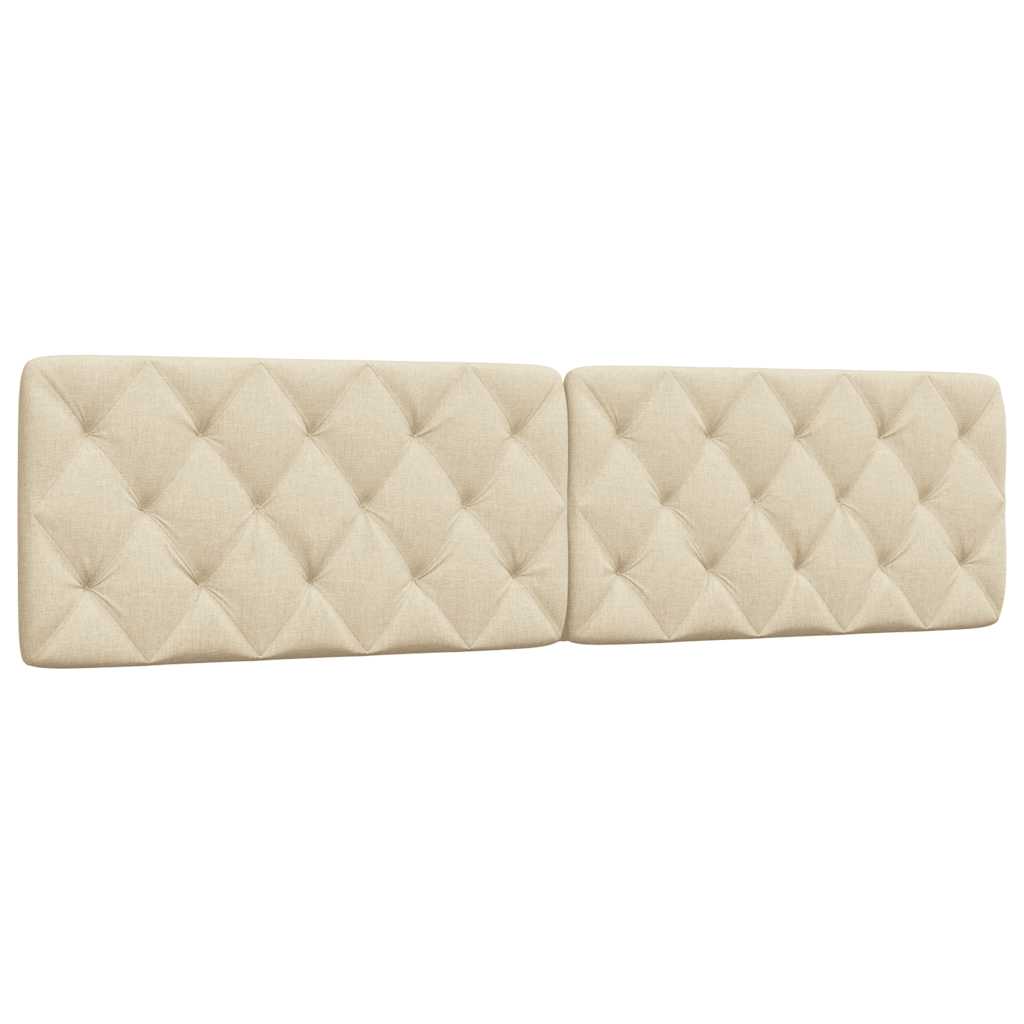 gavlpude 200 cm stof cremefarvet