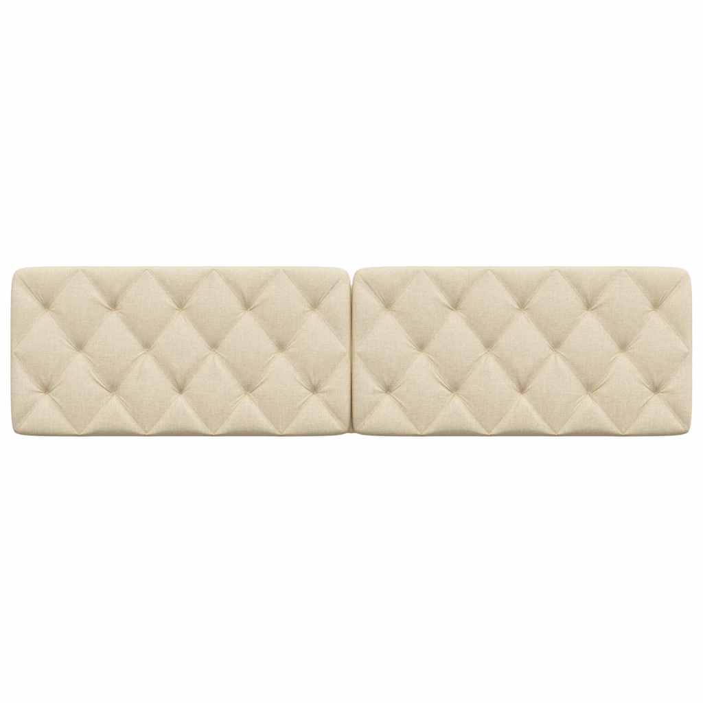 gavlpude 200 cm stof cremefarvet