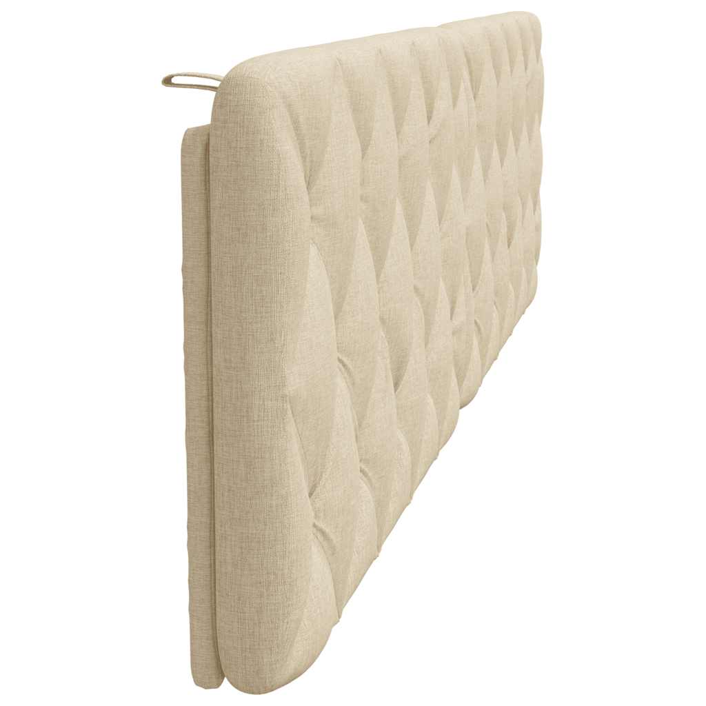 gavlpude 200 cm stof cremefarvet