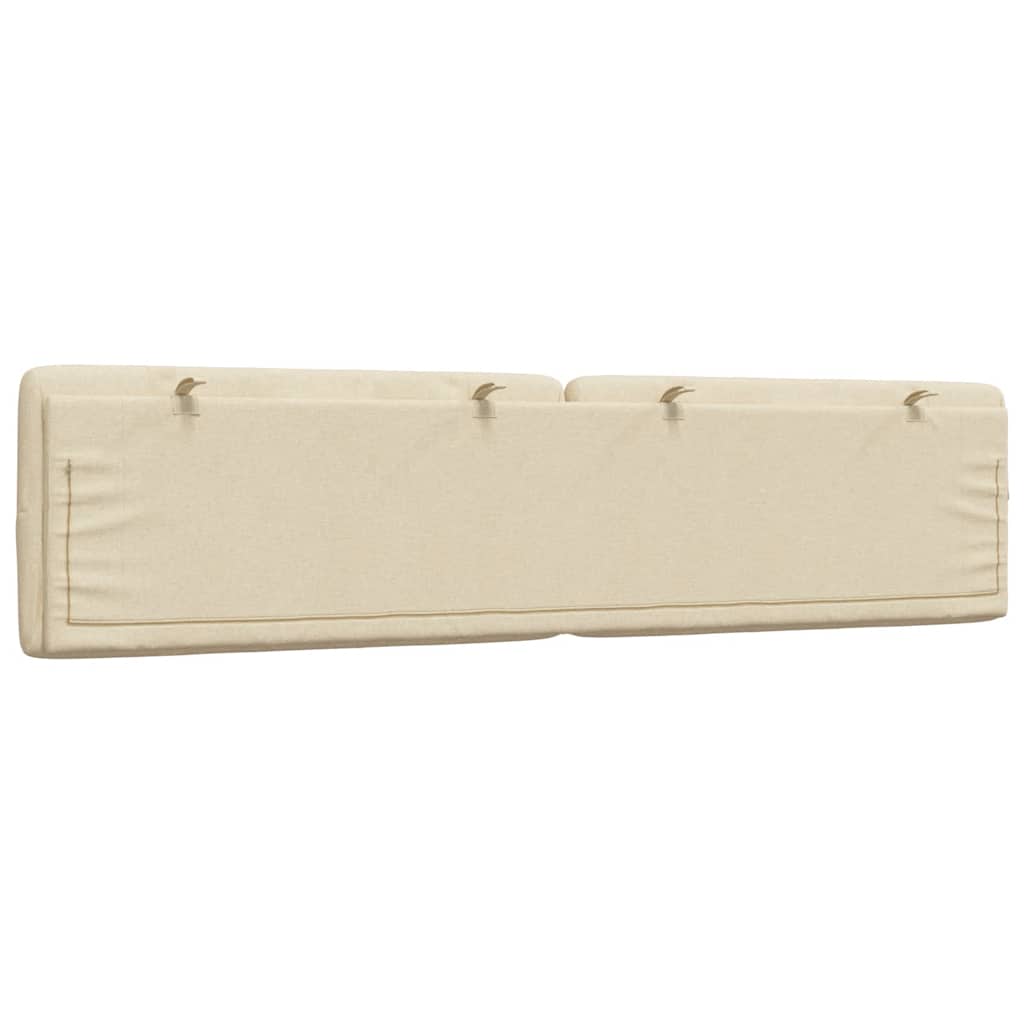gavlpude 200 cm stof cremefarvet