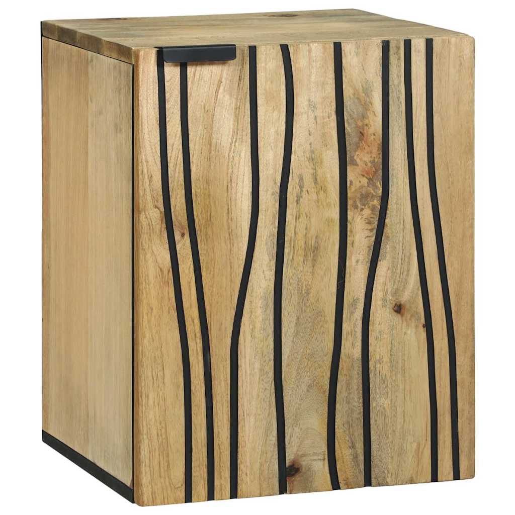 Badeværelsesmøbel sæt 5 stk. Brun 38 x 33 x 160 cm