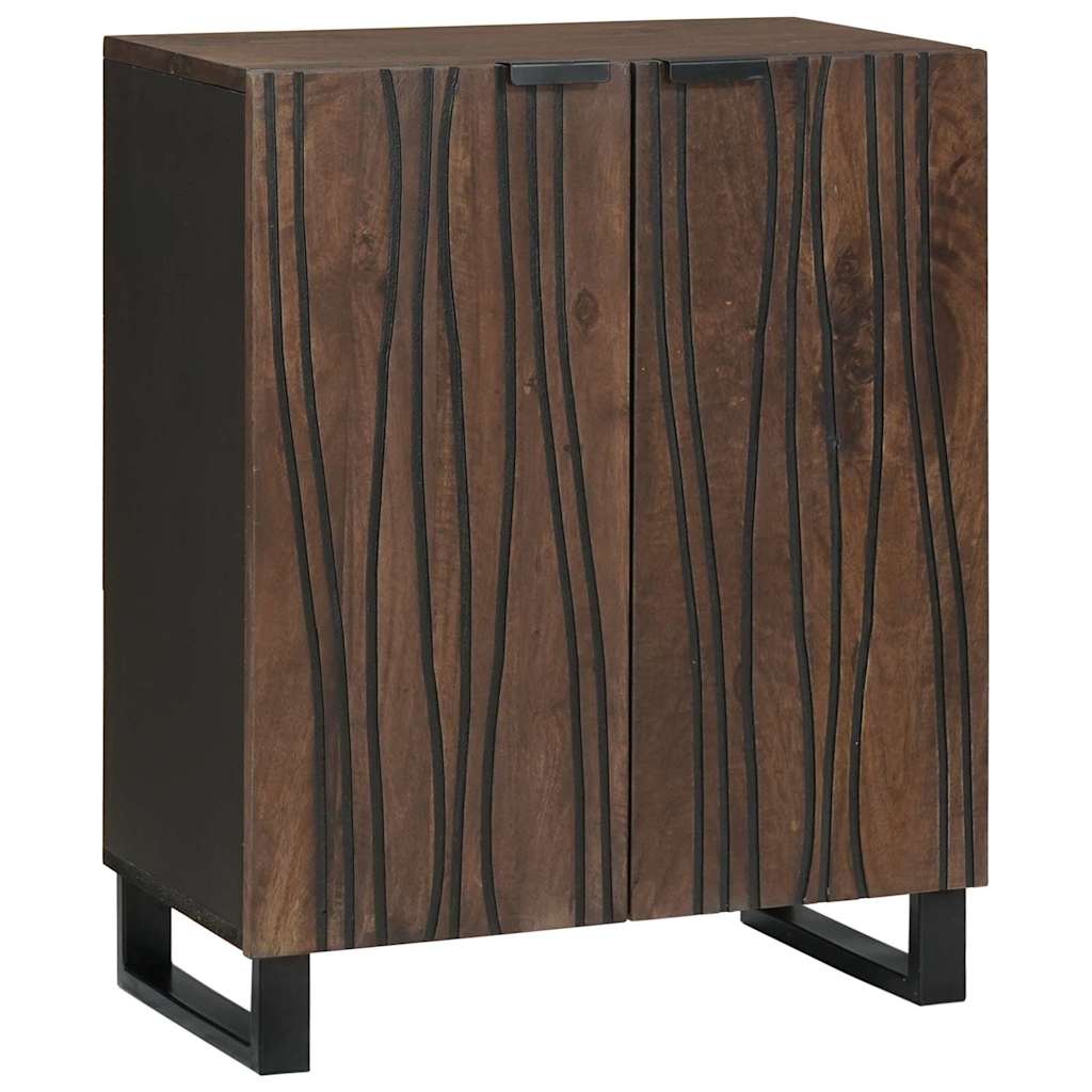 Sidetabel Sæt 3 stk. Brun 180 x 33 x 75 cm Massivt mangotræ