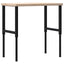 arbejdsbænk 100x60x(73-99,5) cm massivt egetræ rektangulær