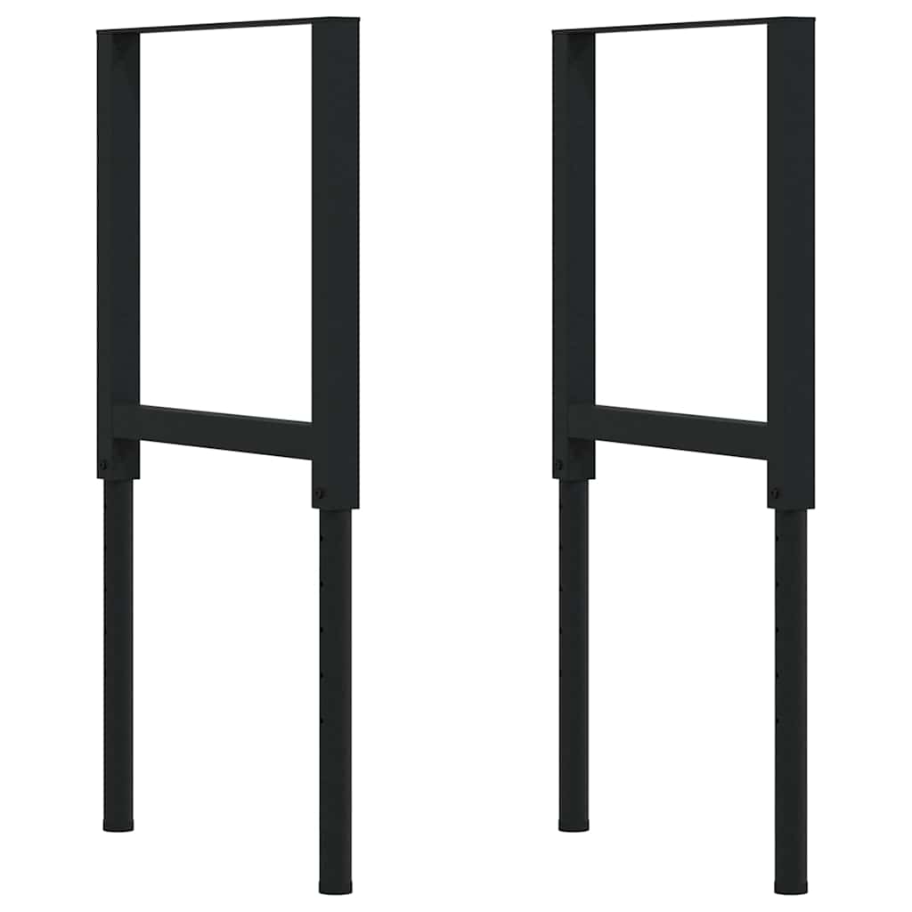 arbejdsbænk 100x60x(73-99,5) cm massivt bøgetræ rektangulær