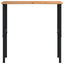 arbejdsbænk 100x60x(71,5-98) cm massivt egetræ