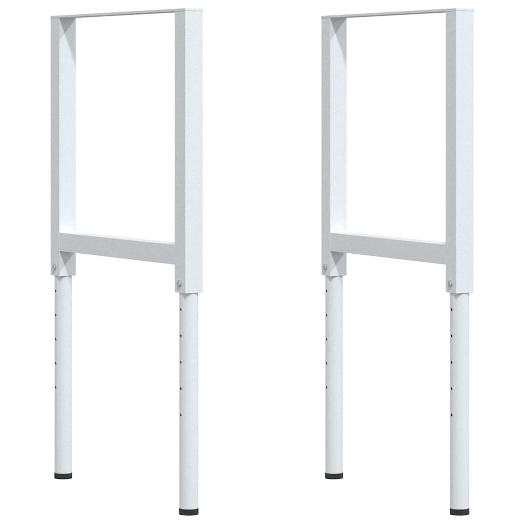 arbejdsbænk 100x60x(71,5-98) cm massivt egetræ rektangulær