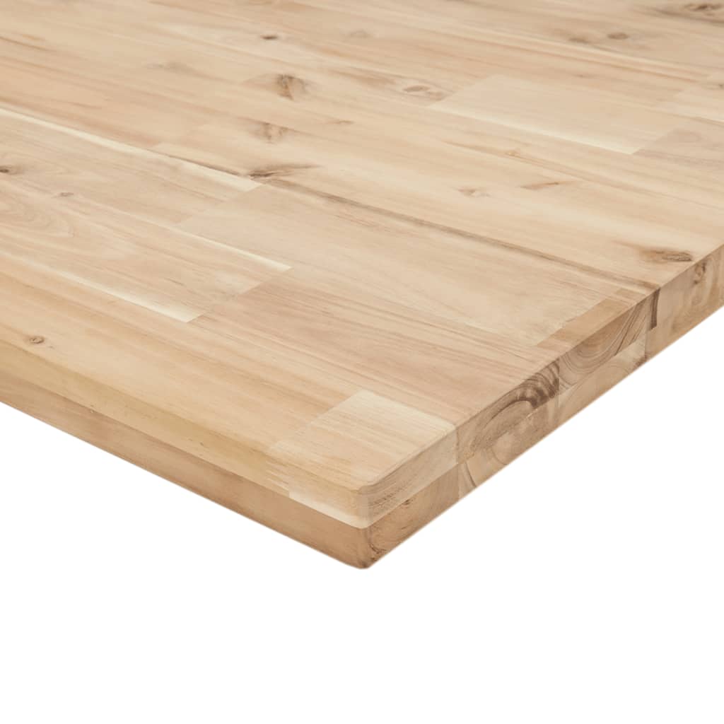 arbejdsbænk 80x60x(73-99,5) cm massivt akacietræ rektangulær