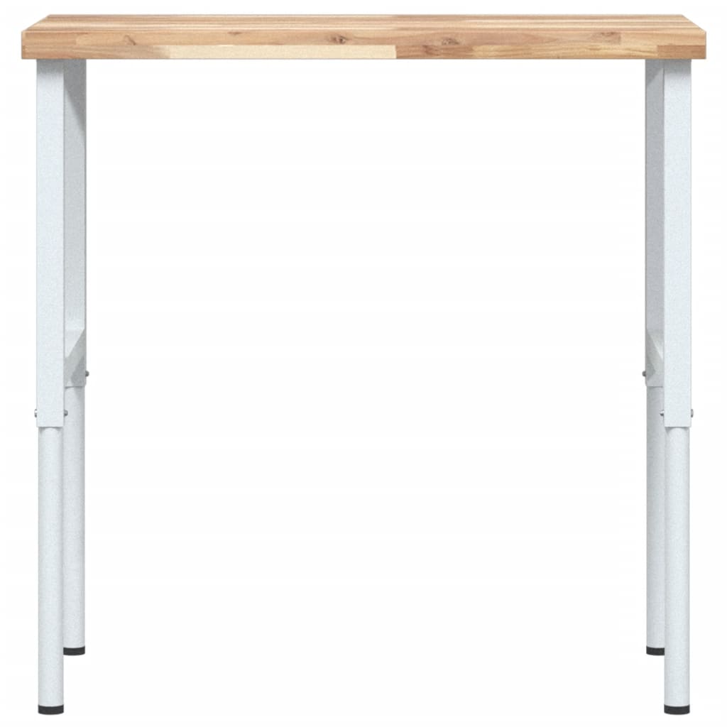 arbejdsbænk 100x60x(73-99,5) cm massivt akacietræ rektangulær