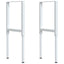 arbejdsbænk 80x60x(71,5-98) cm massivt egetræ