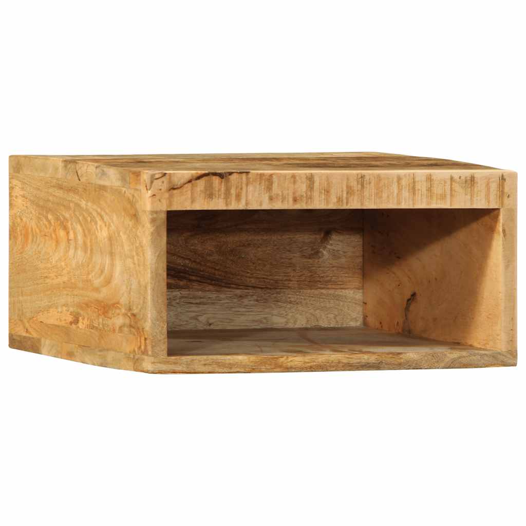 væghængt tv-skab 40x30x19 cm massivt ru mangotræ