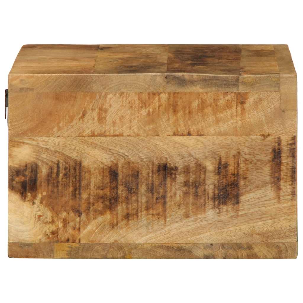 væghængt tv-skab 40x30x19 cm massivt ru mangotræ