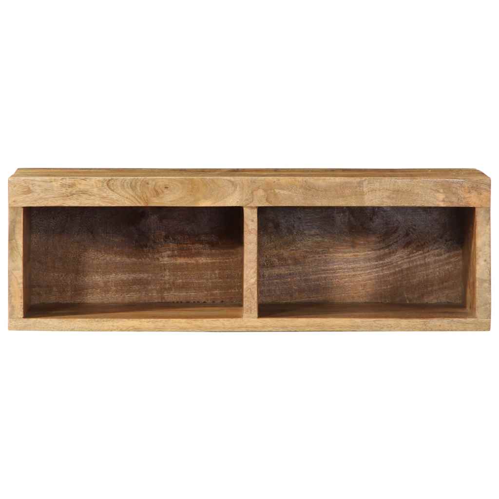 væghængt tv-skab 60x30x19 cm massivt ru mangotræ