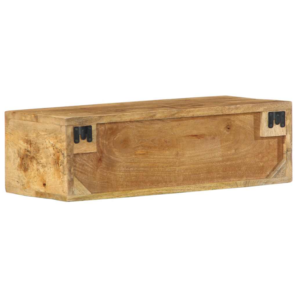 væghængt tv-skab 60x30x19 cm massivt ru mangotræ