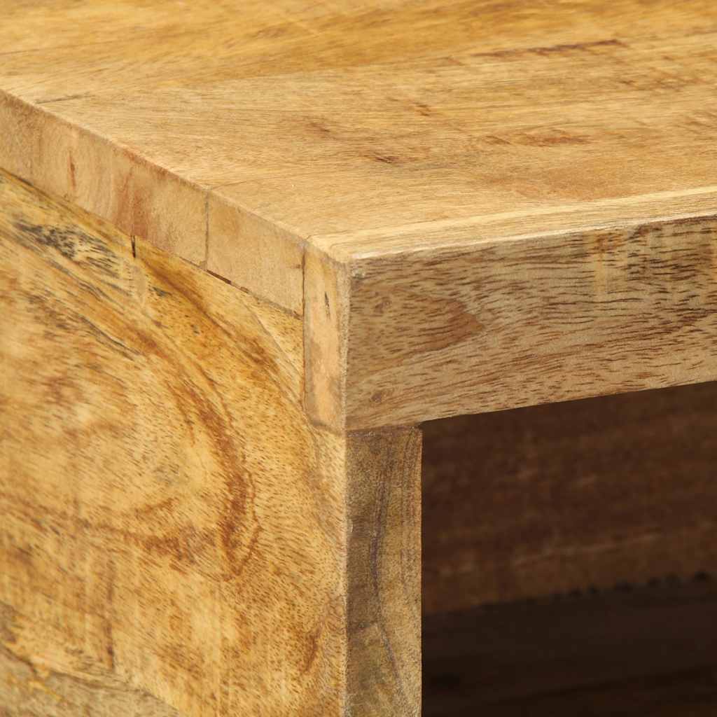 væghængt tv-skab 60x30x19 cm massivt ru mangotræ