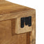 væghængt tv-skab 60x30x19 cm massivt ru mangotræ