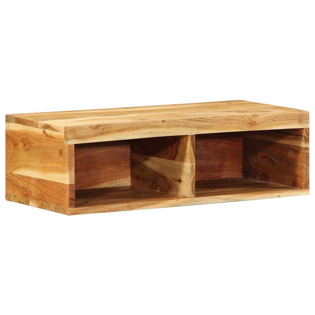 væghængt tv-skab 60x30x19 cm massivt akacietræ