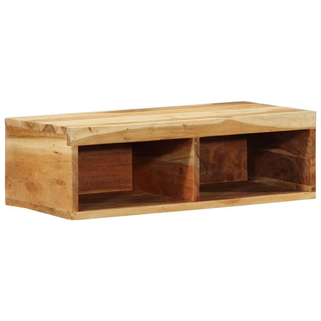 væghængt tv-skab 60x30x19 cm massivt akacietræ
