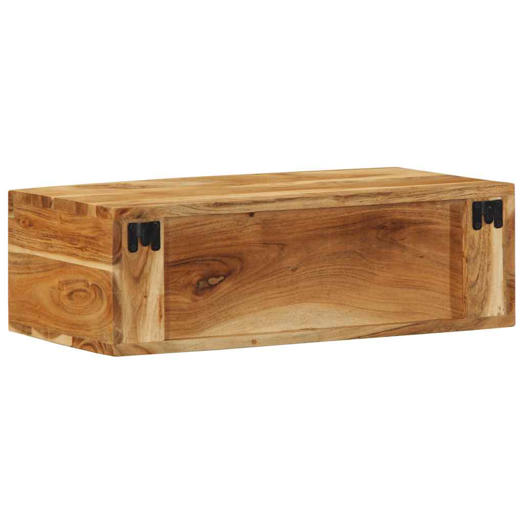 væghængt tv-skab 60x30x19 cm massivt akacietræ