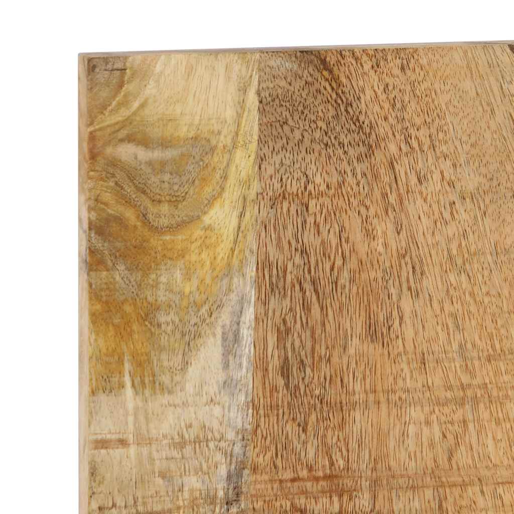 hovedgærde 140 cm massivt ru mangotræ