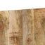 hovedgærde 140 cm massivt ru mangotræ