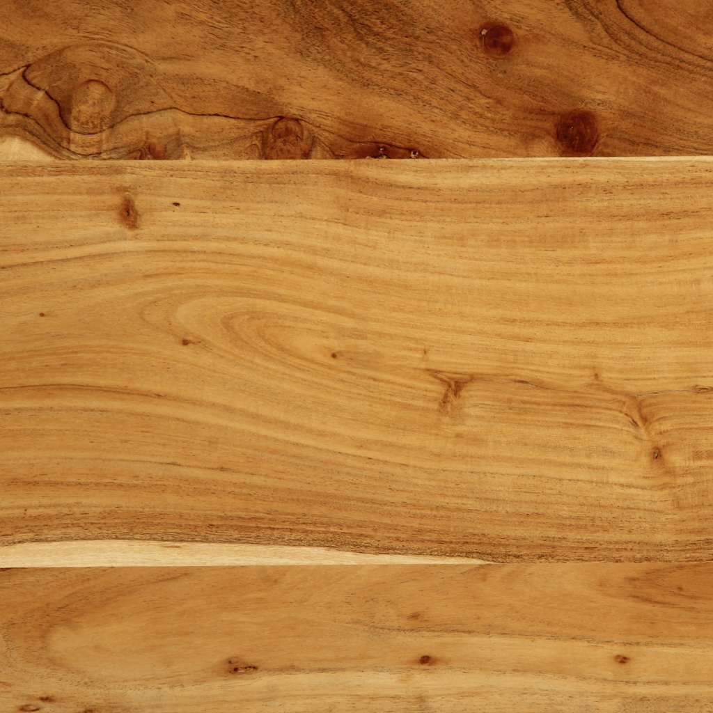sengegavl 100 cm massivt akacietræ og jern