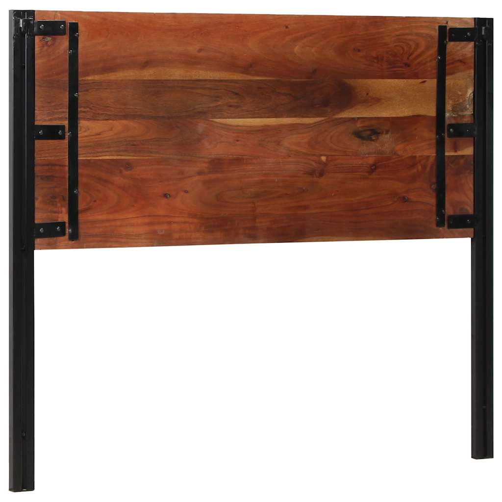 sengegavl 120 cm massivt genbrugstræ og jern