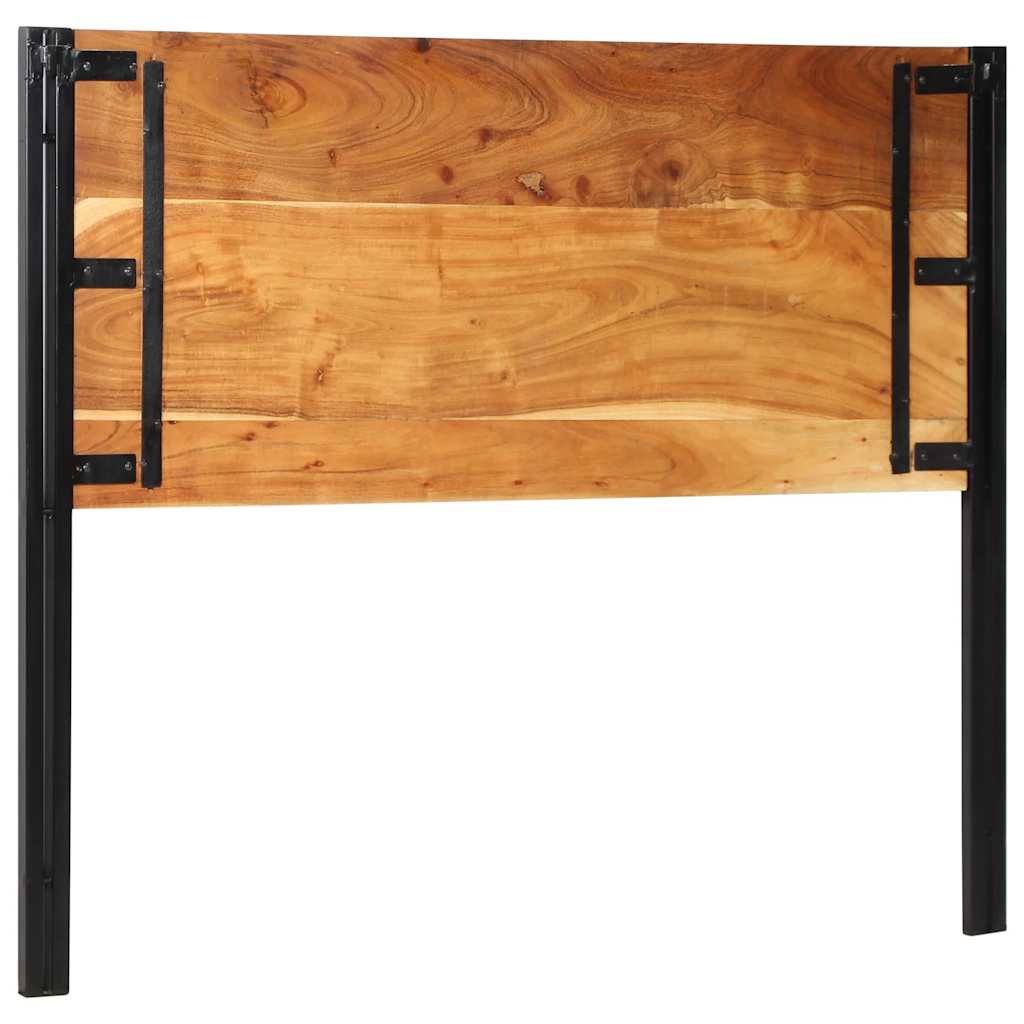 sengegavl 120 cm massivt akacietræ og jern