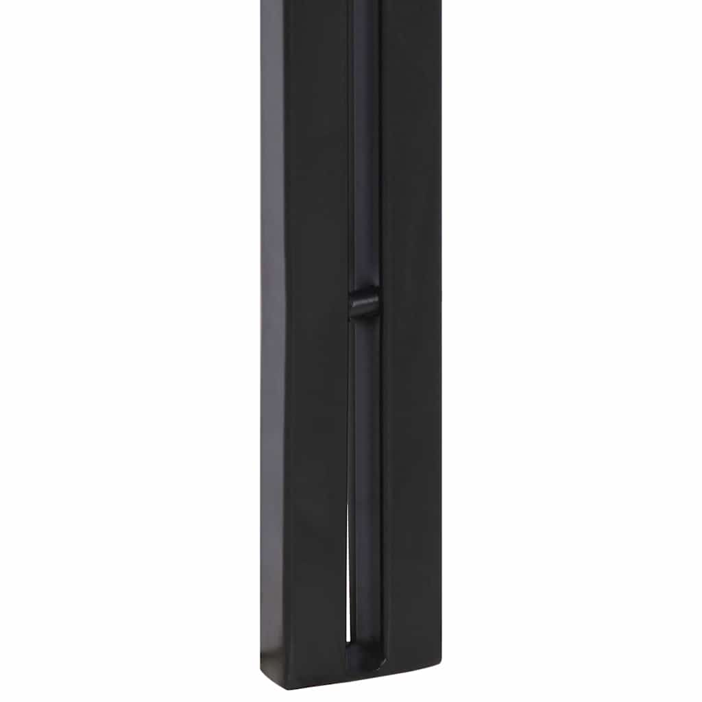 sengegavl 180 cm massivt genbrugstræ og jern