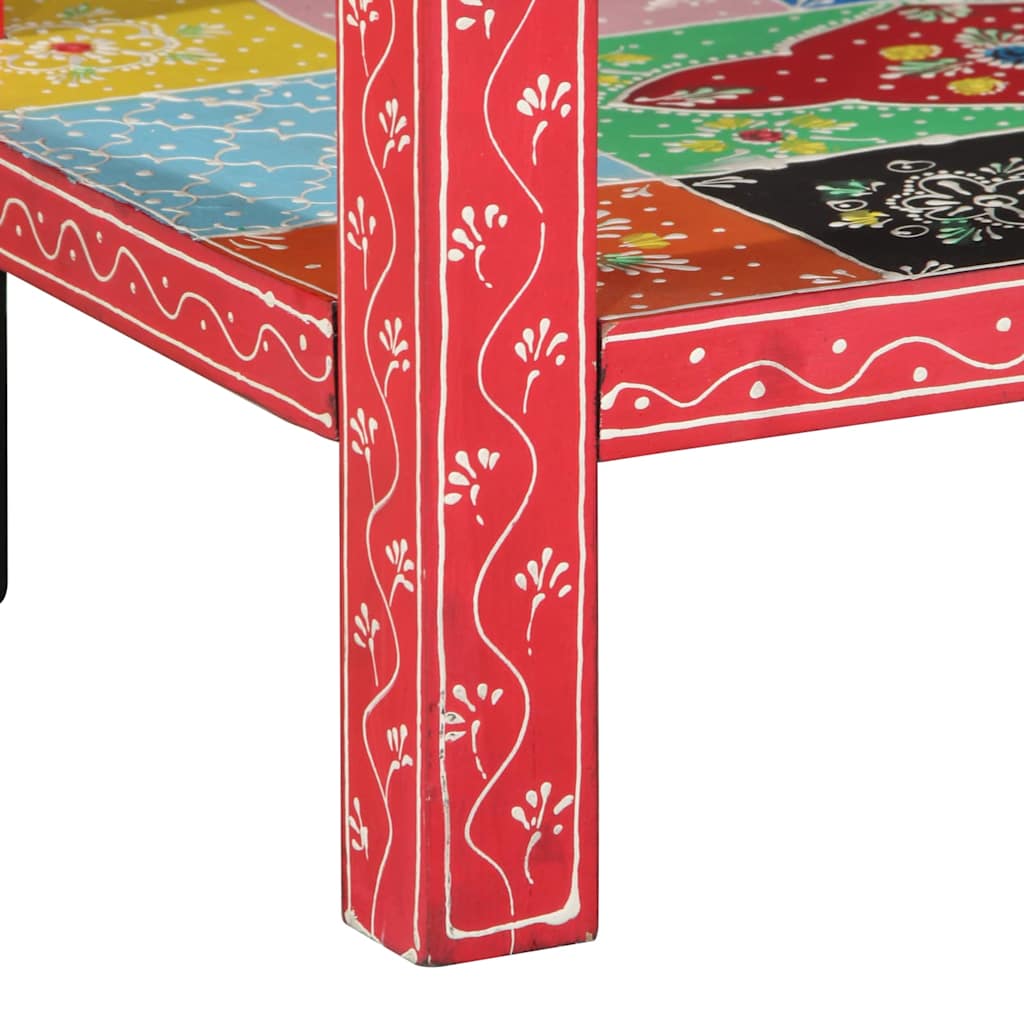 Konsolbord med skuffe med opbevaring Flerfarvet 80 x 35 x 76 cm