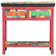 Konsolbord med skuffe med opbevaring Flerfarvet 80 x 35 x 76 cm