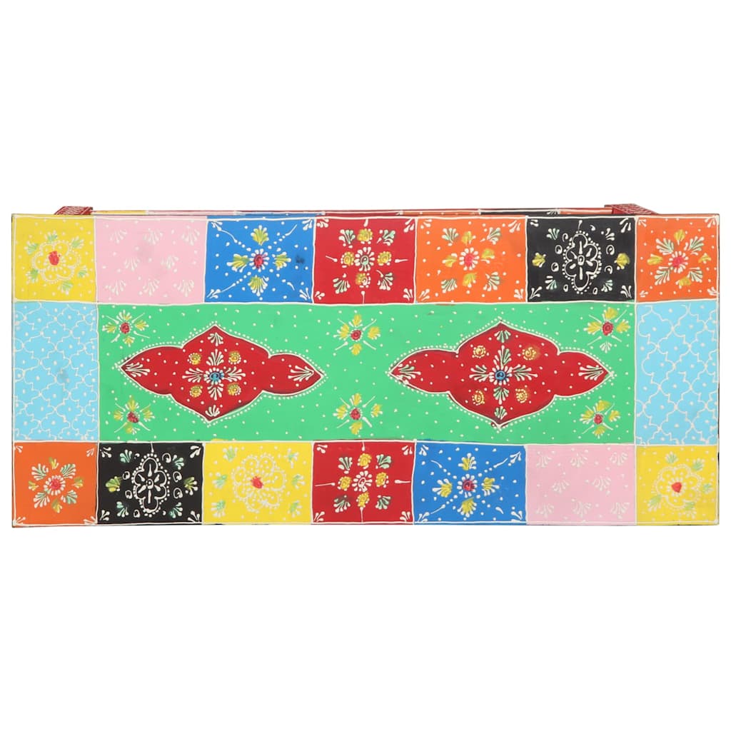 Konsolbord med skuffe med opbevaring Flerfarvet 80 x 35 x 76 cm