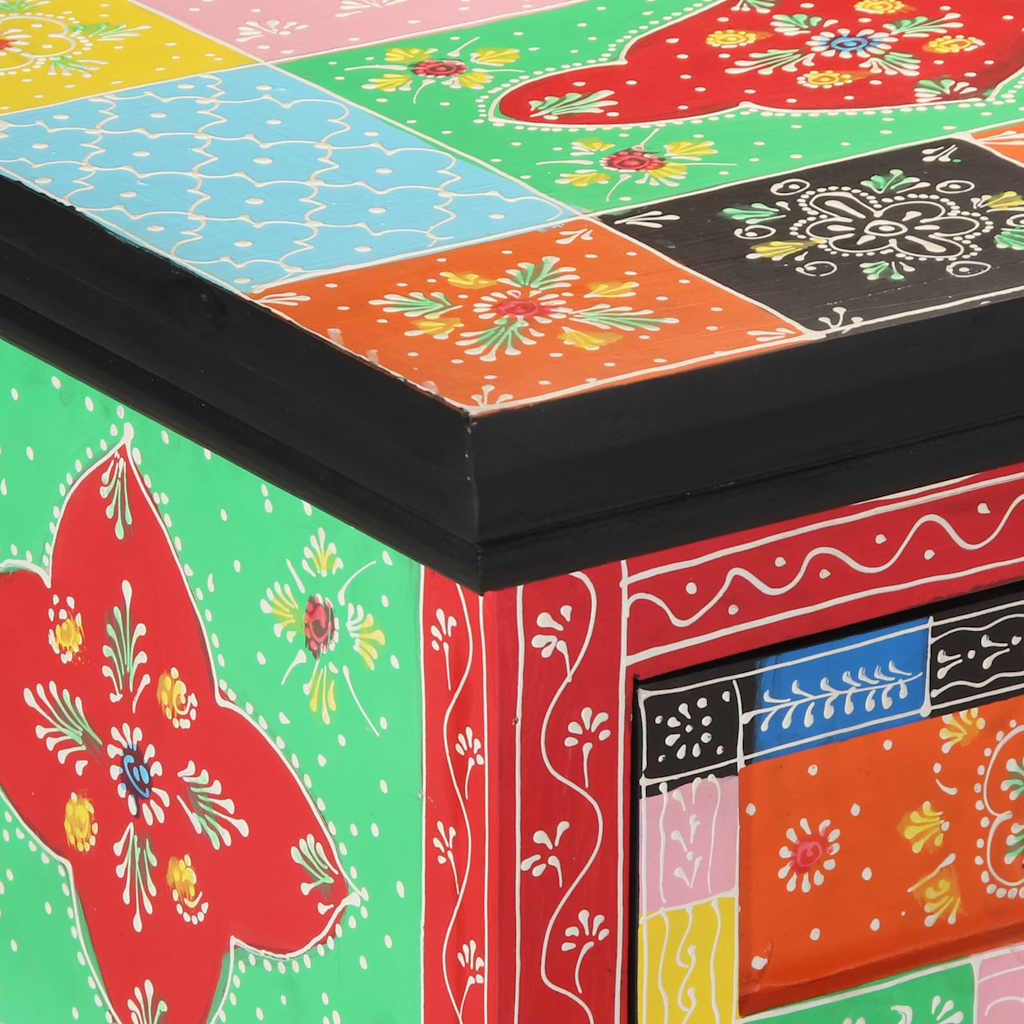 Konsolbord med skuffe Flerfarvet 100 x 30 x 77 cm