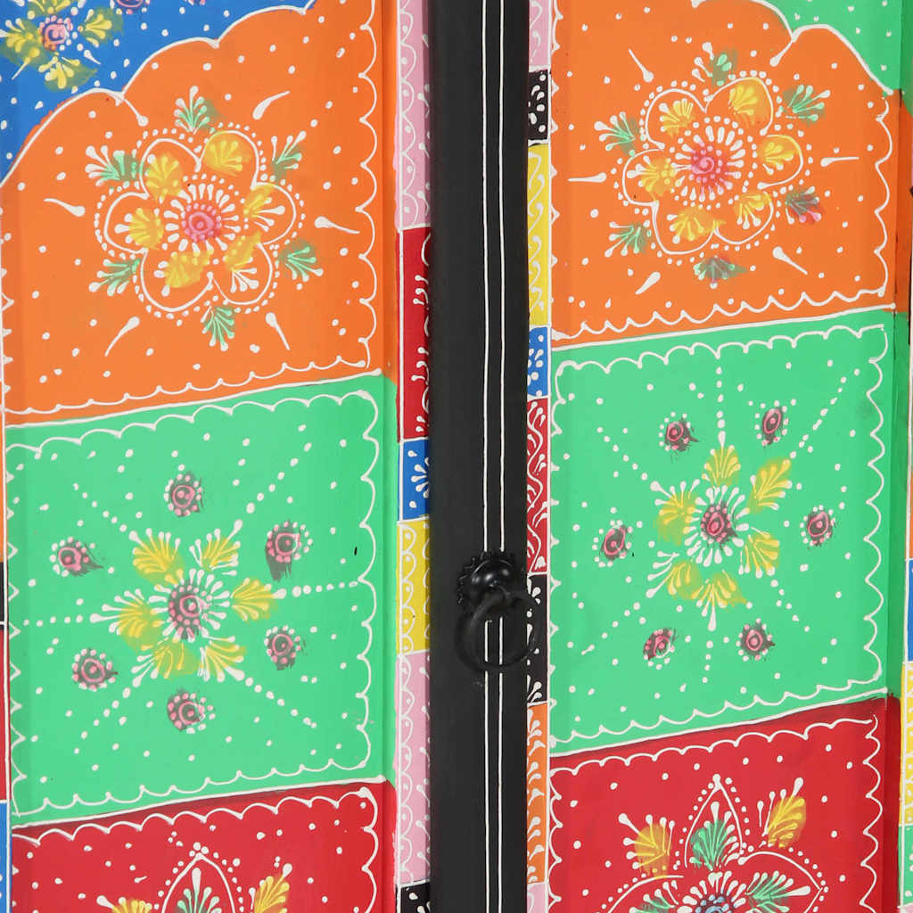 Konsolbord med hylde med opbevaring Flerfarvet 50 x 30 x 70 cm