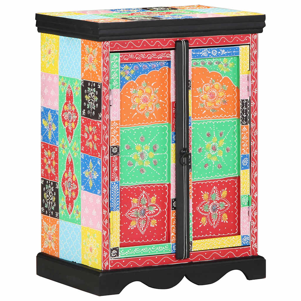 Konsolbord med hylde med opbevaring Flerfarvet 50 x 30 x 70 cm