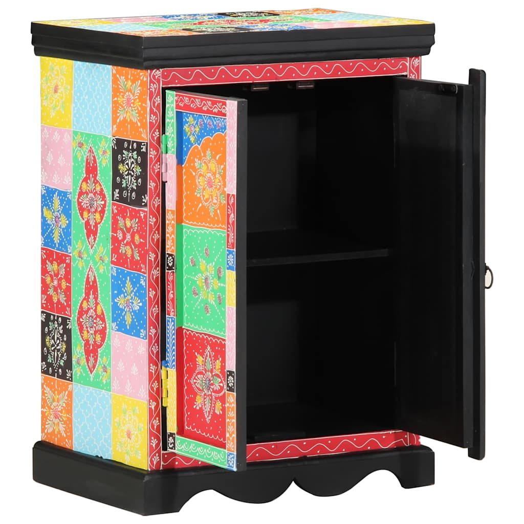 Konsolbord med hylde med opbevaring Flerfarvet 50 x 30 x 70 cm