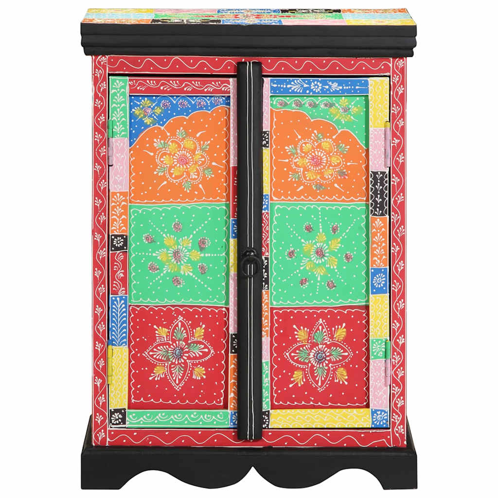 Konsolbord med hylde med opbevaring Flerfarvet 50 x 30 x 70 cm