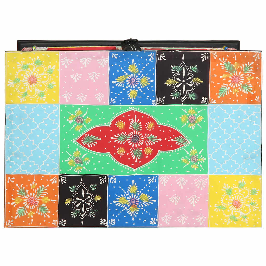 Konsolbord med hylde med opbevaring Flerfarvet 50 x 30 x 70 cm
