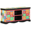 TV-skab 100 x 35 x 50 cm Flerfarvet Massivt mangotræ